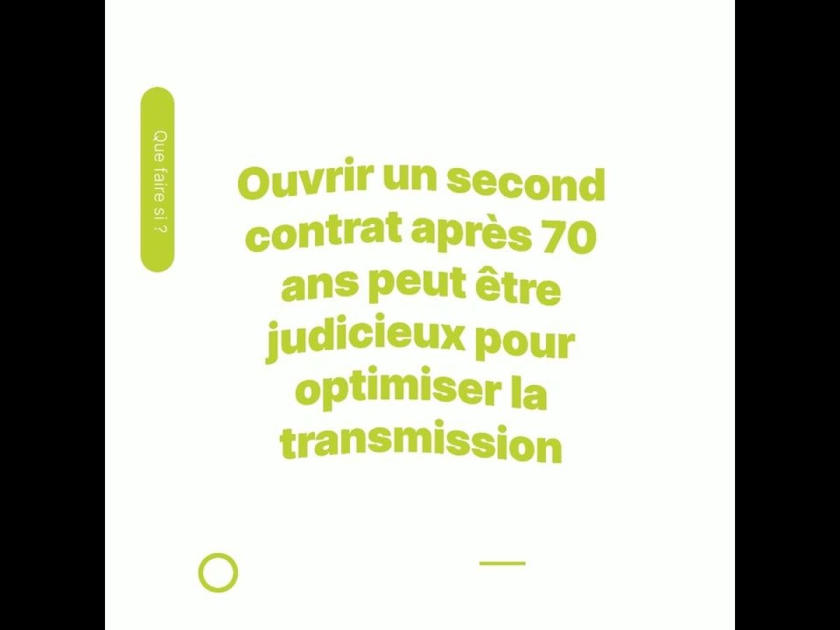 Passé 70 ans, faut-il arrêter d’alimenter son contrat d’assurance vie ? 🤔 Les versements avant 70 ans bénéficient d'une exonération de 152 500 €...